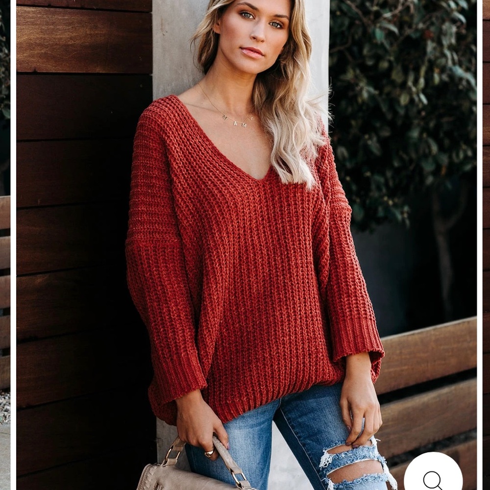 NOEL CABLE KNIT CHENILLE SWEATER - GINGER